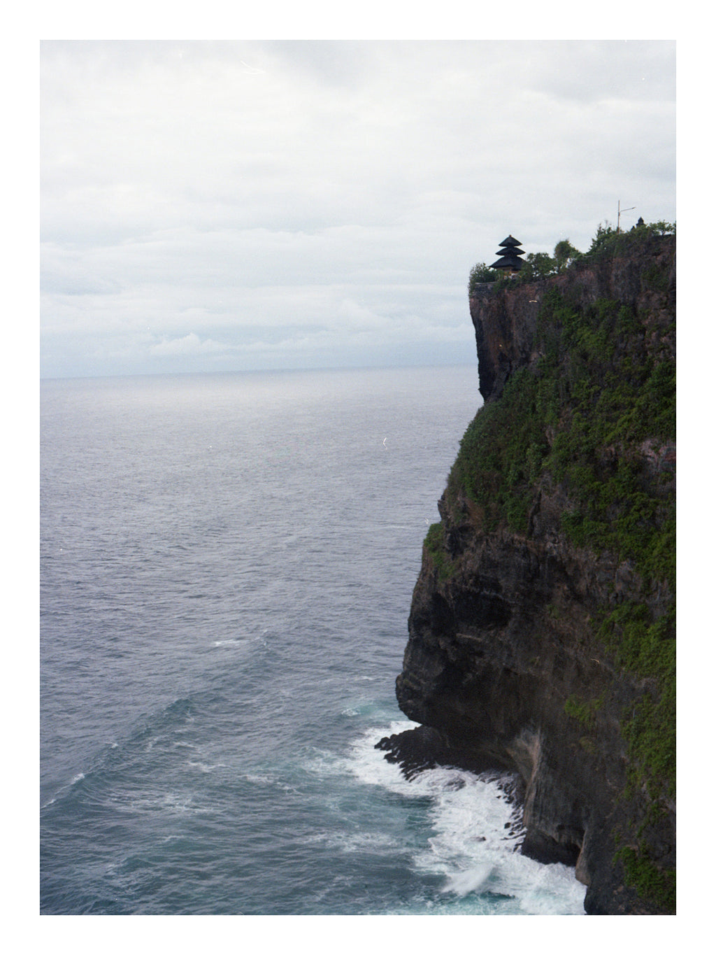 Uluwatu temple photo post card