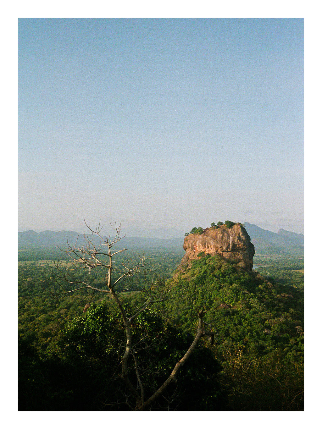Sigiriya Rock photo post card