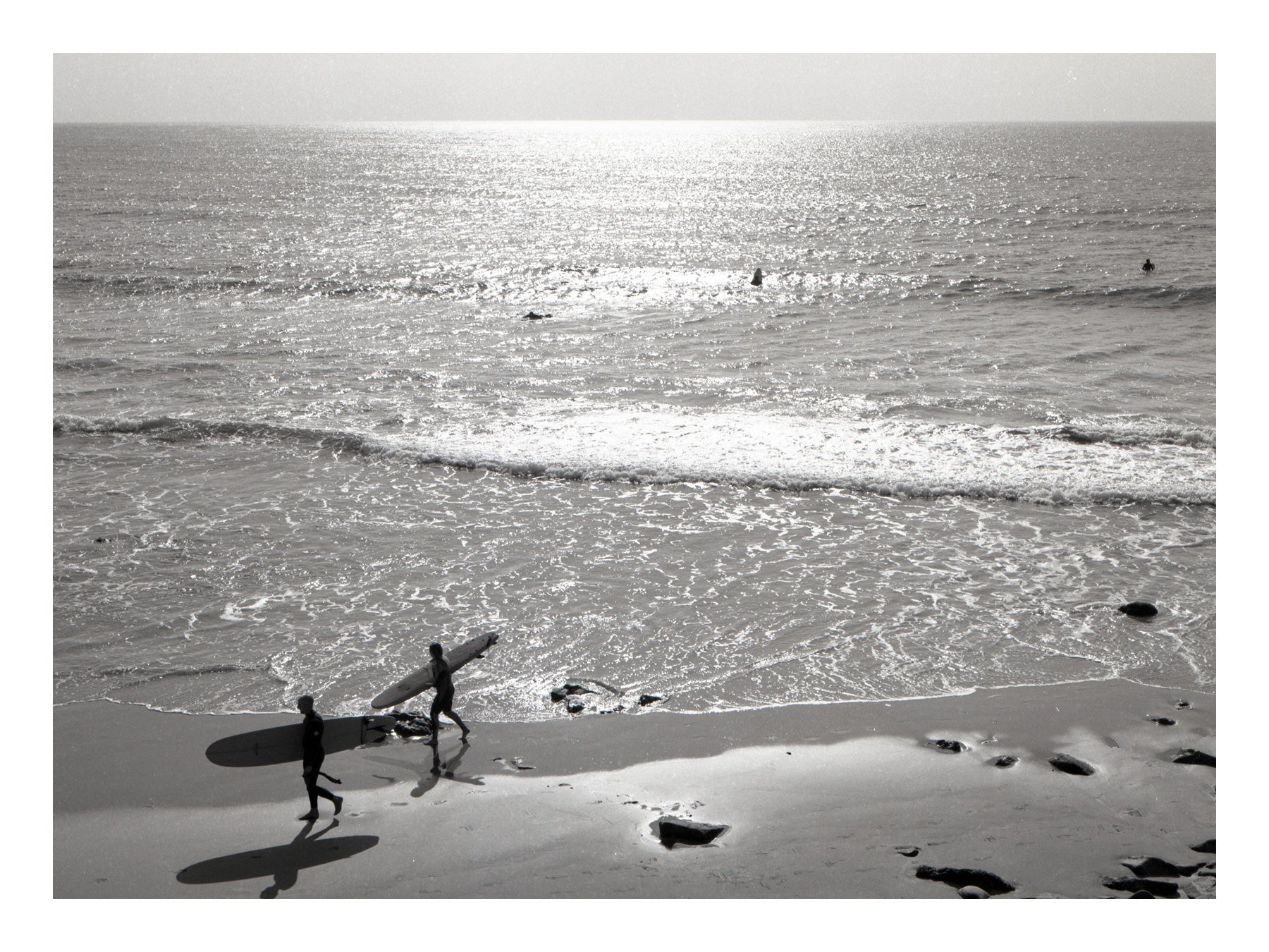 California Surf days photo post card