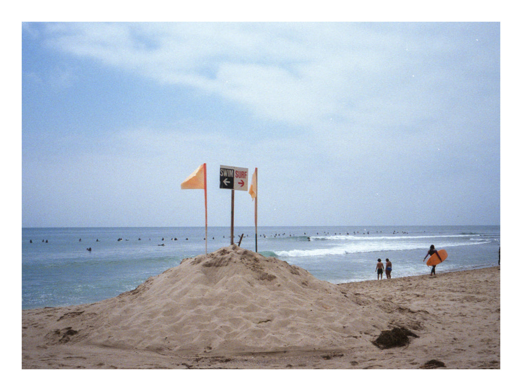 Malibu beach surf photo post cards