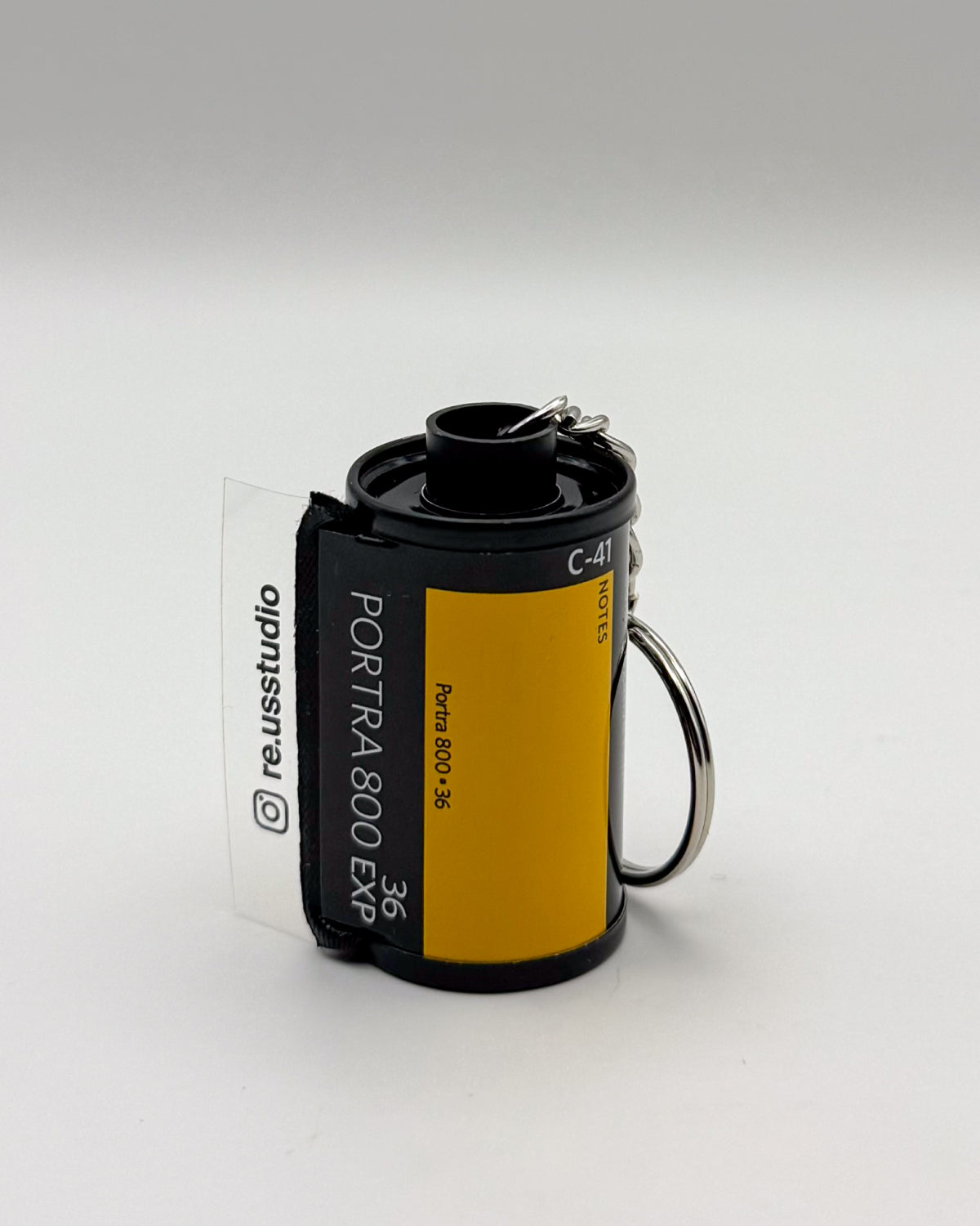35mm Film Canister Keychain Kodak Portra 800