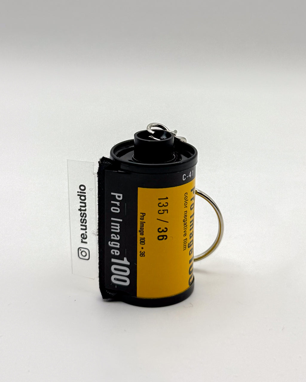 35mm Film Canister Keychain Kodak Pro Image 100