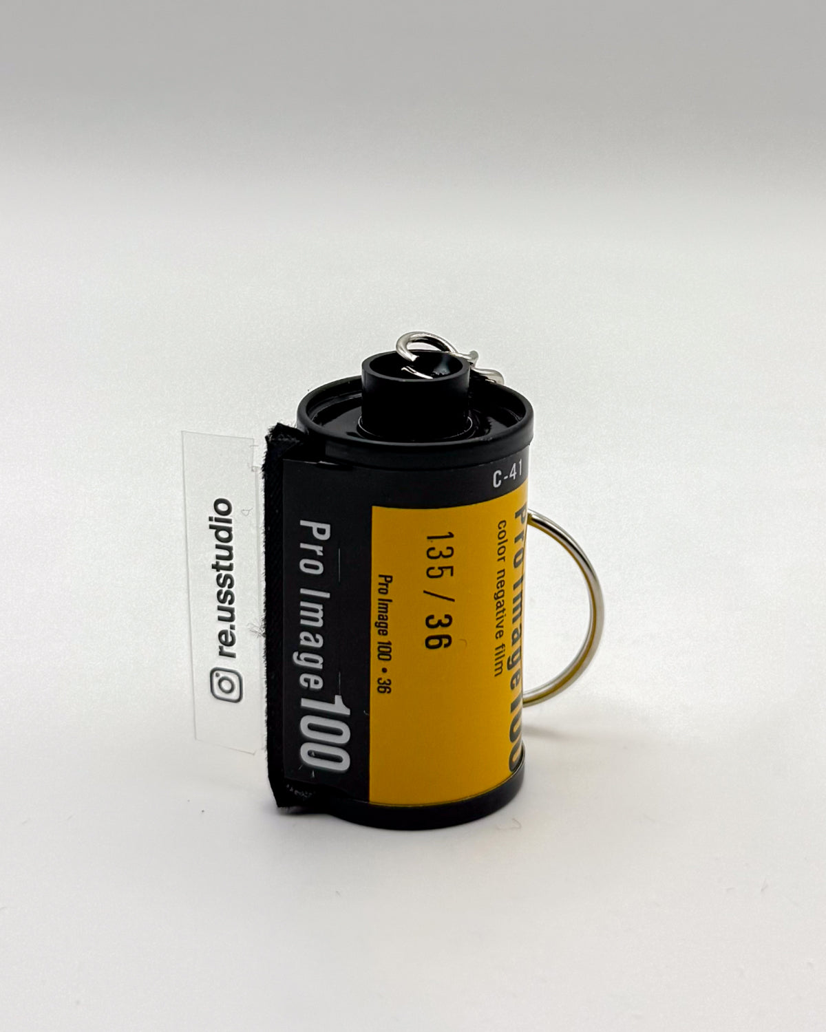 35mm Film Canister Keychain Kodak Pro Image 100